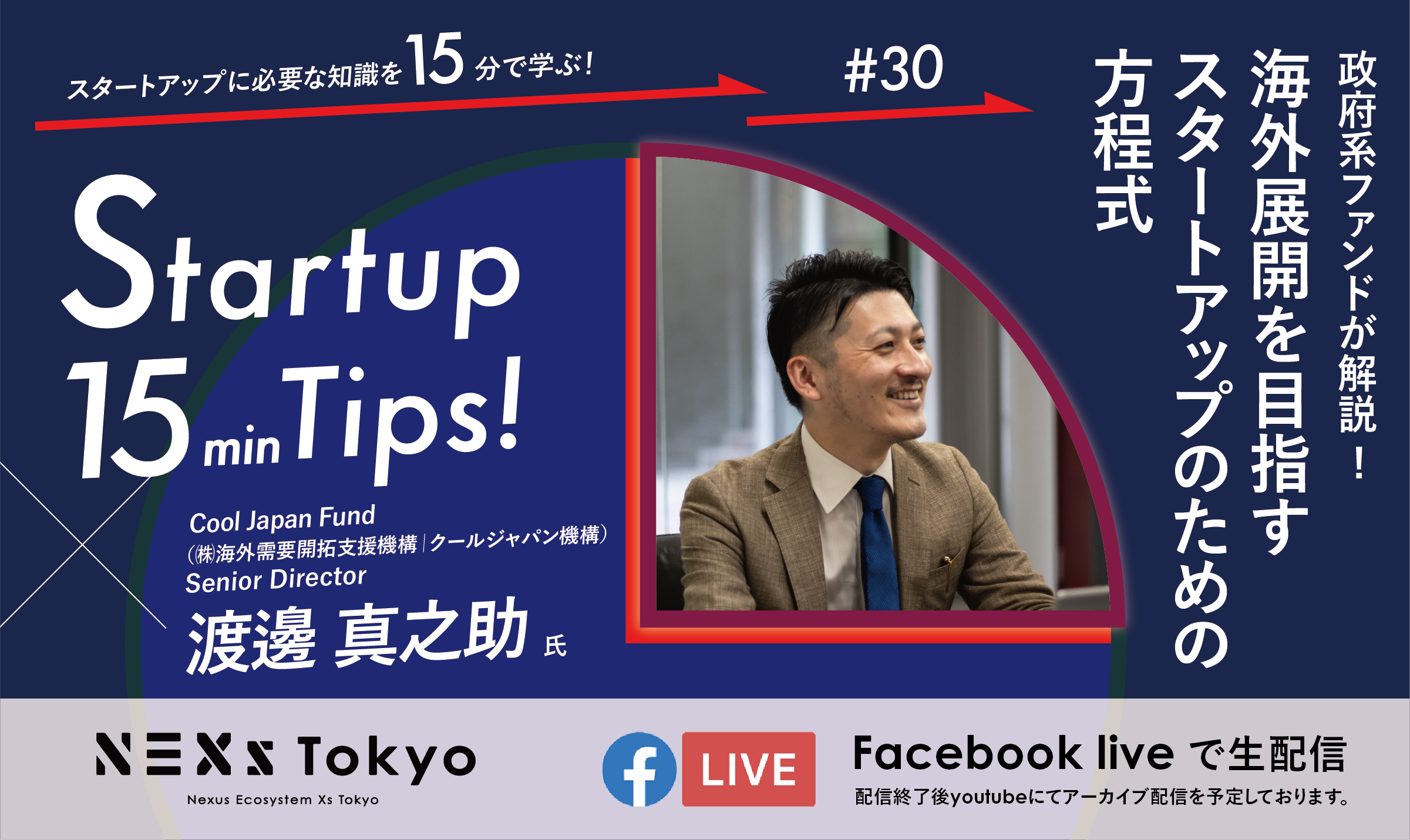Startup 15min Tips!〜政府系ファンドが解説!海外展開を目指すスタートアップのための方程式～